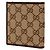 Carteira Bi-fold Gucci GG Canvas Bege - vista 2
