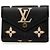 Louis Vuitton Monogram Empreinte Portefeuille Victorine Tri-fold Wallet Preto