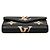 Louis Vuitton Monogram Empreinte Portefeuille Victorine Tri-fold Wallet Preto - vista 3
