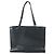 Classique Sac cabas Chanel Vintage CC Coco Mark Logo Noir - vue 2