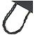 Classique Sac cabas Chanel Vintage CC Coco Mark Logo Noir - vue 8