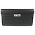 Hermès Cartera HERMES Kelly Long en piel Epsom negra Negro