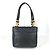 Borsa Tote Versace Vintage Logo Sunburst Nero - vista 2