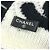 Sciarpa-stola Chanel in lana e cashmere Nero Bianco - vista 8