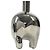 Hermès Hermes Cabas 2005 Hippopotamus Cadena Schlüsselanhänger Silber - Ansicht 4