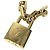 Louis Vuitton Collier LV Edge Cadena Chain Necklace Dorado