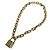 Louis Vuitton Collier LV Edge Cadena Chain Necklace Dorado - vista 2