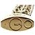 Louis Vuitton Collier LV Edge Cadena Chain Necklace Dorado - vista 4
