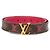 Louis Vuitton Monogram Ceinture LV Initial Belt Marrom Rosa