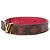 Louis Vuitton Monogram Ceinture LV Initial Belt Marrom Rosa - vista 2