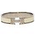 Hermès Click H PM Armband Silber Weiß
