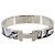 Bracelete Hermès Clic HH Equestrian Preto Branco