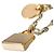 Hermès Hermes Kelly Charm Chaine d'Ancre Bracelet Plata Dorado - vista 5