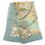Hermès Foulard Hermes Carre 90 Aloha Blu Multicolore - vista 6