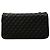 Bolsa de Ombro com Corrente Chanel Matelassé Preto - vista 11