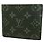 Louis Vuitton Monogram Eclipse Portefeuille Marco NM Wallet Schwarz