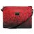 Christian Louboutin Sky Pouch Pochette e Borsa a Tracolla 2 in 1 Nero Rosso