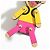 Louis Vuitton Portefeuille Christmas Teddy Bear Keyring Mehrfarben - Ansicht 4