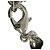 Colar de corrente Chanel Coco Mark Heart Prata - vista 6