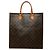 Bolsa Louis Vuitton Monogram Sac Plat Marrom Monograma