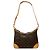 Bolsa de Ombro Louis Vuitton Monogram Boulogne 30 Marrom Monograma