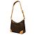 Bolsa de Ombro Louis Vuitton Monogram Boulogne 30 Marrom Monograma - vista 2