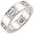 Anello Cartier Love in oro bianco 18K