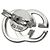 Pendientes Gucci GG Running en oro blanco de 18K - vista 6