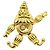 Broche Chopard Happy Diamonds Crown Pin en oro amarillo de 18K