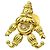 Broche Chopard Happy Diamonds Crown Pin en oro amarillo de 18K - vista 2