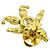 Broche Chopard Happy Diamonds Crown Pin en oro amarillo de 18K - vista 3