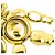 Broche Chopard Happy Diamonds Crown Pin en oro amarillo de 18K - vista 5