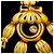 Broche Chopard Happy Diamonds Crown Pin en oro amarillo de 18K - vista 8