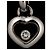 Collier Cœur Chopard Happy Diamonds - vue 8