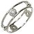 Autre Marque Anel Tiffany & Co. Double Wire em platina