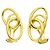 Autre Marque Orecchini a clip Double Loop Tiffany & Co. in oro giallo 18K