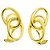 Autre Marque Orecchini a clip Double Loop Tiffany & Co. in oro giallo 18K - vista 2