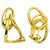 Autre Marque Orecchini a clip Double Loop Tiffany & Co. in oro giallo 18K - vista 3