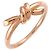 Autre Marque Anello Fascia Knot Tiffany & Co. in oro rosa 18K - vista 4