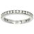 Autre Marque Anello Tiffany & Co. Full Circle con diamanti a canale in platino - vista 2