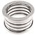 Bulgari Anello Bvlgari BVLGARI B-ZERO1 a 5 bande in oro bianco - vista 3