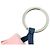 Hermès Chaveiro Hermes Carmen Unodos Charm Prata Rosa Azul - vista 5
