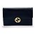 Gucci Interlocking Wallet on Chain Leder-Portemonnaie Schwarz