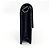 Gucci Interlocking Wallet on Chain Leder-Portemonnaie Schwarz - Ansicht 3