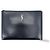 Autre Marque Saint Laurent Classic Monogram Wristlet Leather Medium Schwarz