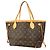 Saco Tote Louis Vuitton Monogram Neverfull PM Marrom