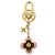 Chaveiro Charm Louis Vuitton Blooming Flower BB Marrom Rosa
