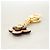 Chaveiro Charm Louis Vuitton Blooming Flower BB Marrom Rosa - vista 4