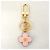 Chaveiro Charm Louis Vuitton Blooming Flower BB Marrom Rosa - vista 8
