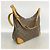 Bolso de hombro Louis Vuitton Monogram Boulogne 35 Castaño - vista 2